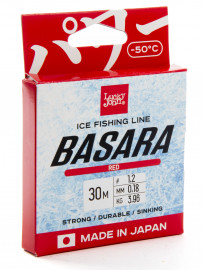 Леска монофильная зимняя Lucky John BASARA Red 030/018 - Леска монофильная зимняя Lucky John BASARA Red 030/018