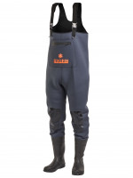 Полукомбинезон заброд. Norfin SHADOW NEOPRENE BOOTFOOT р.45-XL-S с сапогами резина