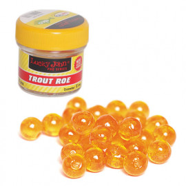 Насадки искусственные съедобные LJ Pro Series TROUT ROE икра 6.0мм 60шт. - Насадки искусственные съедобные LJ Pro Series TROUT ROE икра 6.0мм 60шт.