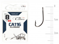 Крючки Cobra Allround CRYSTAL сер. CA116 разм. 008 10шт.