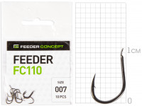 Крючки FC FEEDER сер. FC110 разм.007 10шт.