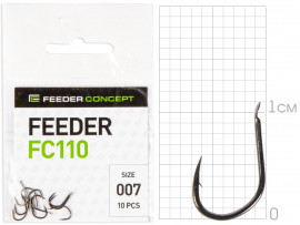 Крючки FC FEEDER сер. FC110 разм.007 10шт. - Крючки FC FEEDER сер. FC110 разм.007 10шт.