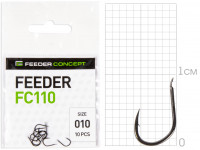 Крючки FC FEEDER сер. FC110 разм.010 10шт.