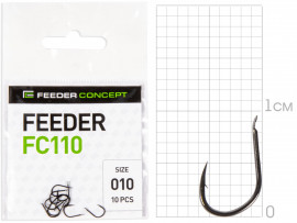 Крючки FC FEEDER сер. FC110 разм.010 10шт. - Крючки FC FEEDER сер. FC110 разм.010 10шт.