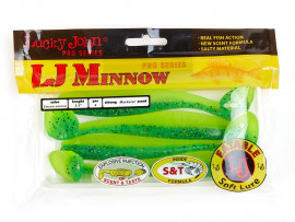 Виброхвосты съедобные LJ Pro Series MINNOW 5.5in (13.90)/T18 4шт. - Виброхвосты съедобные LJ Pro Series MINNOW 5.5in (13.90)/T18 4шт.