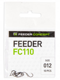 Крючки FC FEEDER сер. FC110 разм.012 10шт. - Крючки FC FEEDER сер. FC110 разм.012 10шт.