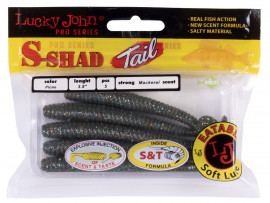 Виброхвосты съедобные LJ Pro Series S-SHAD TAIL 3.8in (09.60)/F08 5шт. - Виброхвосты съедобные LJ Pro Series S-SHAD TAIL 3.8in (09.60)/F08 5шт.