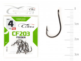 Крючки Cobra FEEDER SPECIALIST сер. CF203 разм. 004 10шт. - Крючки Cobra FEEDER SPECIALIST сер. CF203 разм. 004 10шт.