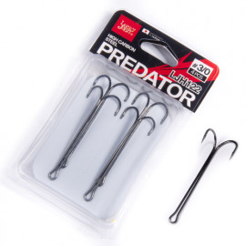 Крючки-двойники Lucky John PREDATOR сер.LJH122 разм.004/0 4шт. - Крючки-двойники Lucky John PREDATOR сер.LJH122 разм.004/0 4шт.