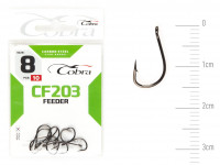 Крючки Cobra FEEDER SPECIALIST сер. CF203 разм. 008 10шт.