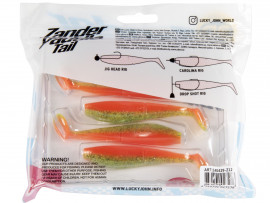 Виброхвосты LJ 3D Series ZANDER PADDLE TAIL 4.0in (10.00)/Z12 5шт. - Виброхвосты LJ 3D Series ZANDER PADDLE TAIL 4.0in (10.00)/Z12 5шт.