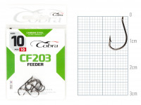Крючки Cobra FEEDER SPECIALIST сер. CF203 разм. 010 10шт.