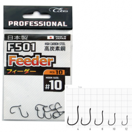 КРЮЧКИ COBRA PRO FEEDER СЕР.F501 РАЗМ.012 10ШТ. - КРЮЧКИ COBRA PRO FEEDER СЕР.F501 РАЗМ.012 10ШТ.