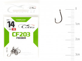 Крючки Cobra FEEDER SPECIALIST сер. CF203 разм. 014 10шт. - Крючки Cobra FEEDER SPECIALIST сер. CF203 разм. 014 10шт.