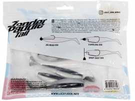 Виброхвосты LJ 3D Series Zander Paddle Tail 4.0in (10.00)/Z01 5шт. - Виброхвосты LJ 3D Series Zander Paddle Tail 4.0in (10.00)/Z01 5шт.