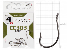 Крючки Cobra CARP HIRASU сер. CC303 разм.004 8шт. - Крючки Cobra CARP HIRASU сер. CC303 разм.004 8шт.