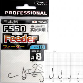 Крючки Cobra Pro FEEDER сер.F550 разм.012 10шт. - Крючки Cobra Pro FEEDER сер.F550 разм.012 10шт.