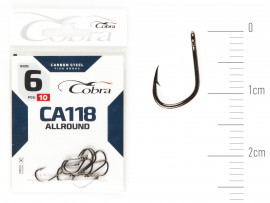 Крючки Cobra Allround HANNA сер. CA118 разм. 006 10шт. - Крючки Cobra Allround HANNA сер. CA118 разм. 006 10шт.