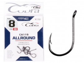 Крючки Cobra Allround HINNU сер. CA119 разм. 008 10шт. - Крючки Cobra Allround HINNU сер. CA119 разм. 008 10шт.