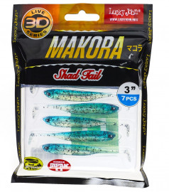 Виброхвосты LJ 3D Series MAKORA SHAD TAIL 3.0in (07,60)/002 7шт. - Виброхвосты LJ 3D Series MAKORA SHAD TAIL 3.0in (07,60)/002 7шт.