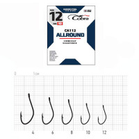 Крючки Cobra Allround AJI сер. CA112 разм.010 10шт.