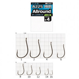 Крючки Cobra Pro AIIROUND сер.A225 разм.016 10шт. - Крючки Cobra Pro AIIROUND сер.A225 разм.016 10шт.