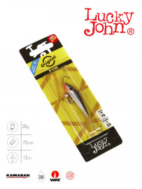 Балансир Lucky John FIN 5 с тр. 70мм/13H блистер - Балансир Lucky John FIN 5 с тр. 70мм/13H блистер