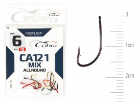 Крючки Cobra Allround MIX сер. CA121 разм. 006 10шт. - Крючки Cobra Allround MIX сер. CA121 разм. 006 10шт.