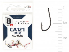Крючки Cobra Allround MIX сер. CA121 разм. 008 10шт. - Крючки Cobra Allround MIX сер. CA121 разм. 008 10шт.