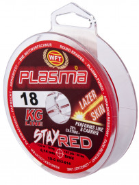 Шнур плетёный WFT KG PLASMA LAZER SKIN Stay Red 150/014 - Шнур плетёный WFT KG PLASMA LAZER SKIN Stay Red 150/014