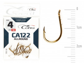 Крючки Cobra Allround OKIAMI сер. CA122 разм. 004 10шт. - Крючки Cobra Allround OKIAMI сер. CA122 разм. 004 10шт.