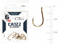 Крючки Cobra Allround OKIAMI сер. CA122 разм. 006 10шт.