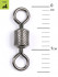 Вертлюги LJ Pro Series ROULETTE BODY ROLLING 004 8шт. - Вертлюги LJ Pro Series ROULETTE BODY ROLLING 004 8шт.