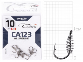 Крючки Cobra Allround PASTEHOLDER сер. CA123 разм. 010 10шт. - Крючки Cobra Allround PASTEHOLDER сер. CA123 разм. 010 10шт.