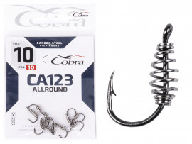 Крючки Cobra Allround PASTEHOLDER сер. CA123 разм. 010 10шт. - Крючки Cobra Allround PASTEHOLDER сер. CA123 разм. 010 10шт.