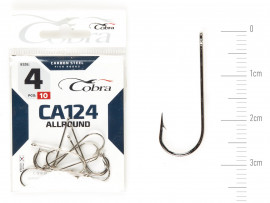 Крючки Cobra Allround ROUND сер. CA124 разм. 004 10шт. - Крючки Cobra Allround ROUND сер. CA124 разм. 004 10шт.