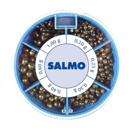 Грузила Salmo ДРОБИНКА PL 6 секц. станд. 120г набор - Грузила Salmo ДРОБИНКА PL 6 секц. станд. 120г набор