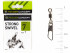 Вертлюги c застежками Feeder Concept STRONG SWIVEL 007 7шт. - Вертлюги c застежками Feeder Concept STRONG SWIVEL 007 7шт.