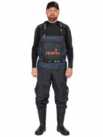 Полукомбинезон забродный Norfin PILOT BOOTFOOT р.43-MS с сапогами резина - Полукомбинезон забродный Norfin PILOT BOOTFOOT р.43-MS с сапогами резина