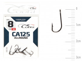 Крючки Cobra Allround STRUGER сер. CA125 разм. 008 10шт. - Крючки Cobra Allround STRUGER сер. CA125 разм. 008 10шт.