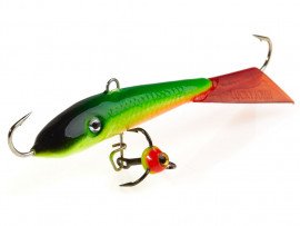 Балансир Lucky John FIN 5 с тр. 70мм/26RT блистер - Балансир Lucky John FIN 5 с тр. 70мм/26RT блистер