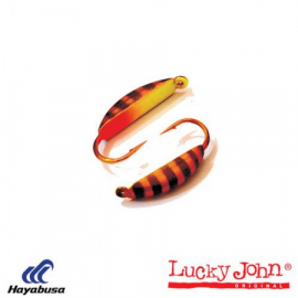 Мормышка вольфрамовая Lucky John Банан супер с петелькой 040/37 - Мормышка вольфрамовая Lucky John Банан супер с петелькой 040/37