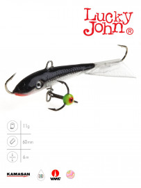 Балансир Lucky John FIN 4 с тр. 60мм/13H блистер - Балансир Lucky John FIN 4 с тр. 60мм/13H блистер