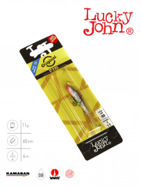 Балансир Lucky John FIN 4 с тр. 60мм/13H блистер - Балансир Lucky John FIN 4 с тр. 60мм/13H блистер