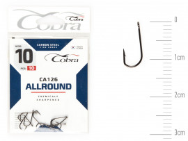Крючки Cobra Allround VIKING сер. CA126 разм. 010 10шт. - Крючки Cobra Allround VIKING сер. CA126 разм. 010 10шт.
