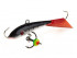 Балансир Lucky John FIN 4 с тр. 60мм/12HRT блистер - Балансир Lucky John FIN 4 с тр. 60мм/12HRT блистер