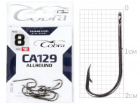 Крючки Cobra Allround BAITHOLDER сер. CA129 разм. 008 10шт.