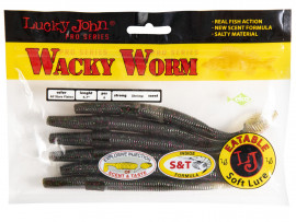 Черви съедобные LJ Pro Series WACKY WORM FAT 5.7in (14.50)/S21 6шт. - Черви съедобные LJ Pro Series WACKY WORM FAT 5.7in (14.50)/S21 6шт.