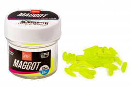 Насадки искусственные съедобные LJ Pro Series MAGGOT GREEN опарыш 12мм 30шт. - Насадки искусственные съедобные LJ Pro Series MAGGOT GREEN опарыш 12мм 30шт.