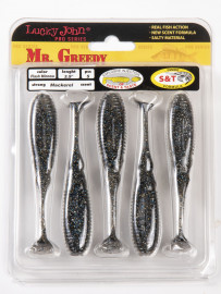 Виброхвосты съедобные LJ Pro Series MISTER GREEDY 3.9in (09.90)/T09 5шт. - Виброхвосты съедобные LJ Pro Series MISTER GREEDY 3.9in (09.90)/T09 5шт.